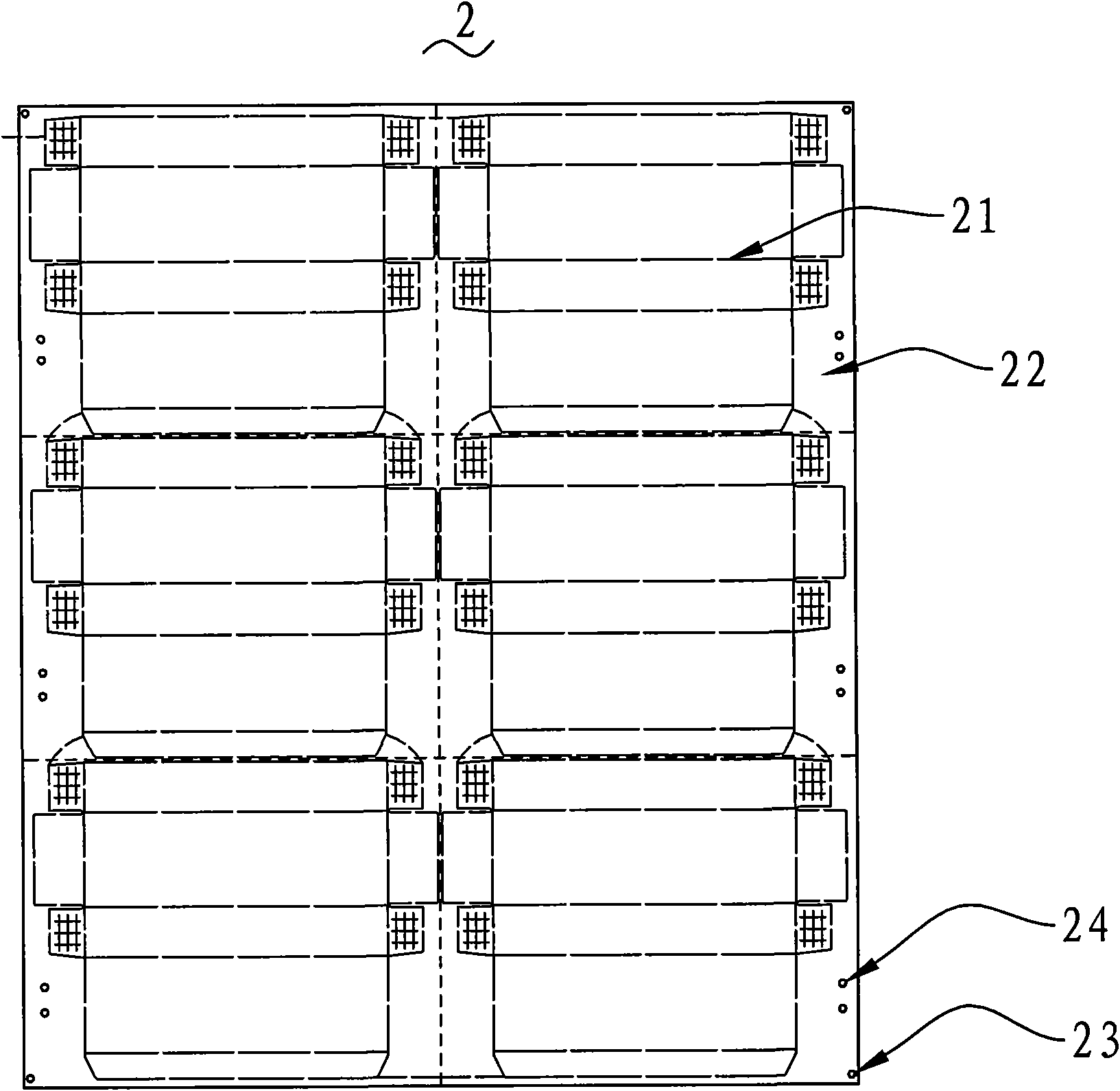 Combined die cutting roller