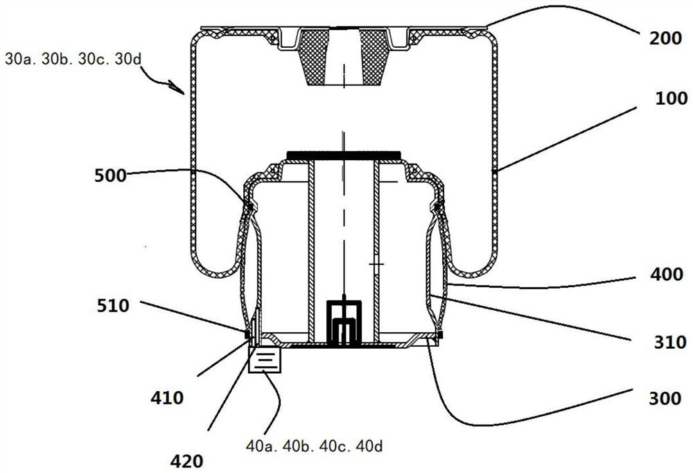 Air spring system with rigidity adjustable in real time and electronic control air suspension system