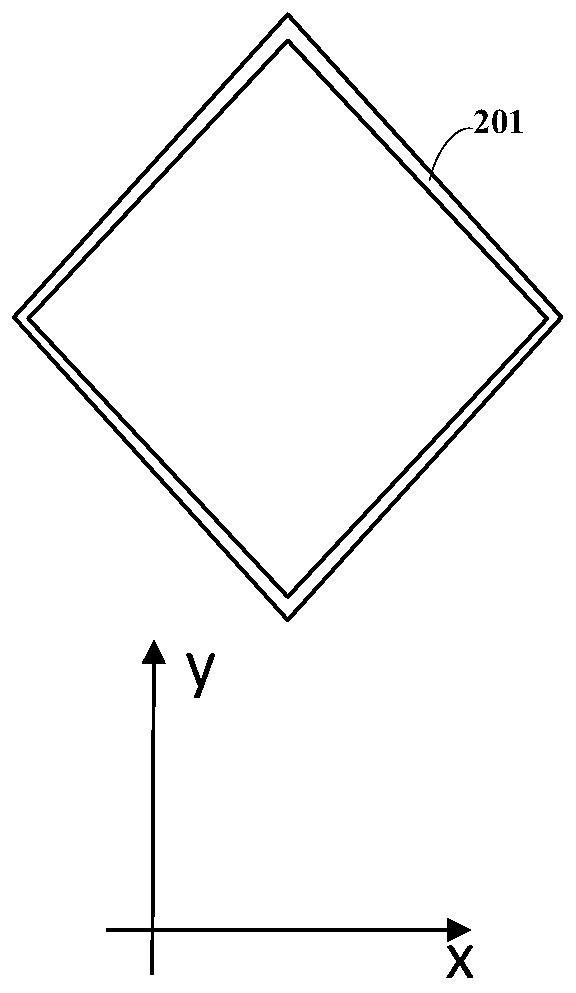 Mass spectrum imaging device and method under vacuum