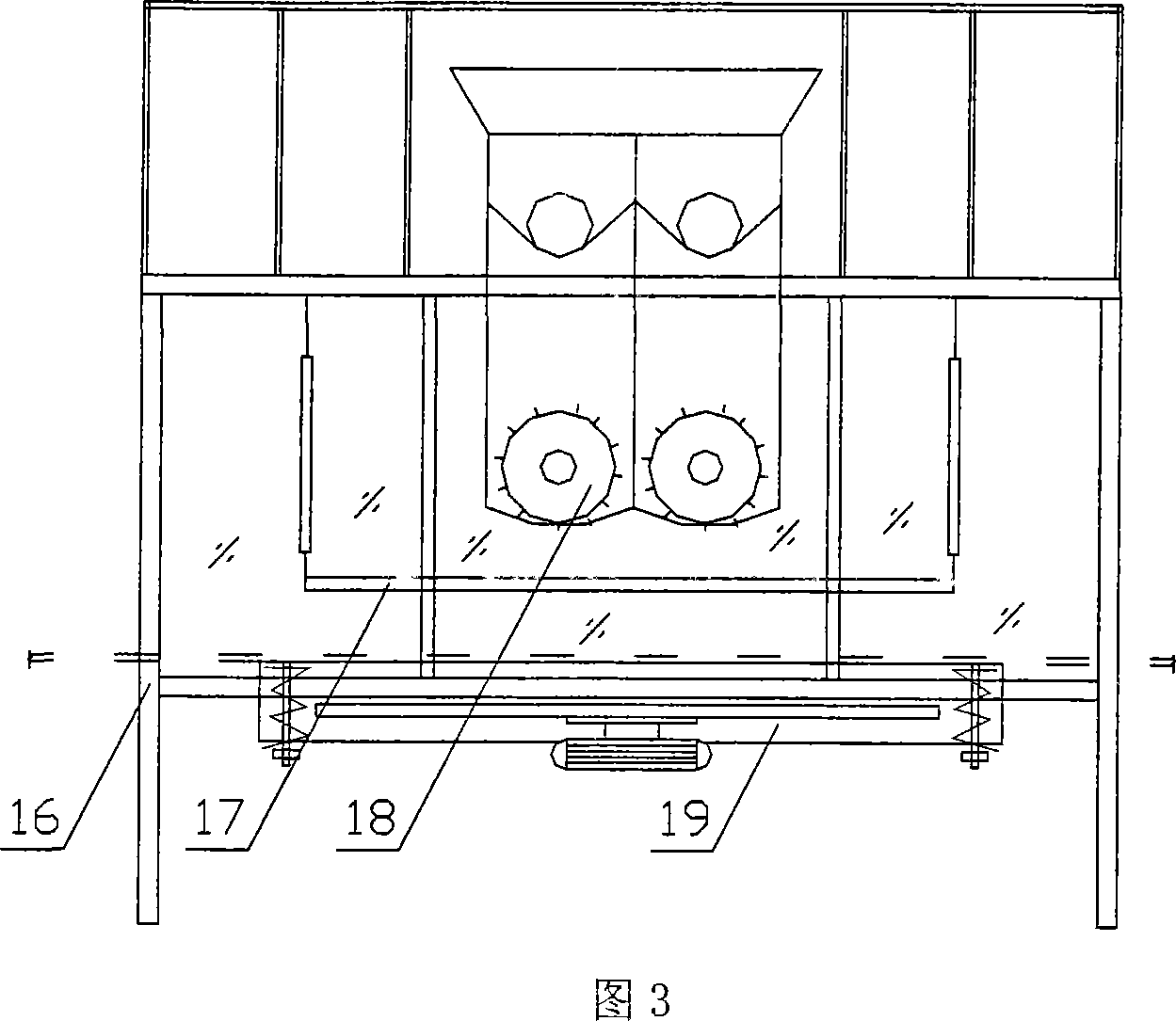 Method of preparing graded cementing and colour separation pile coating and special hardware thereof