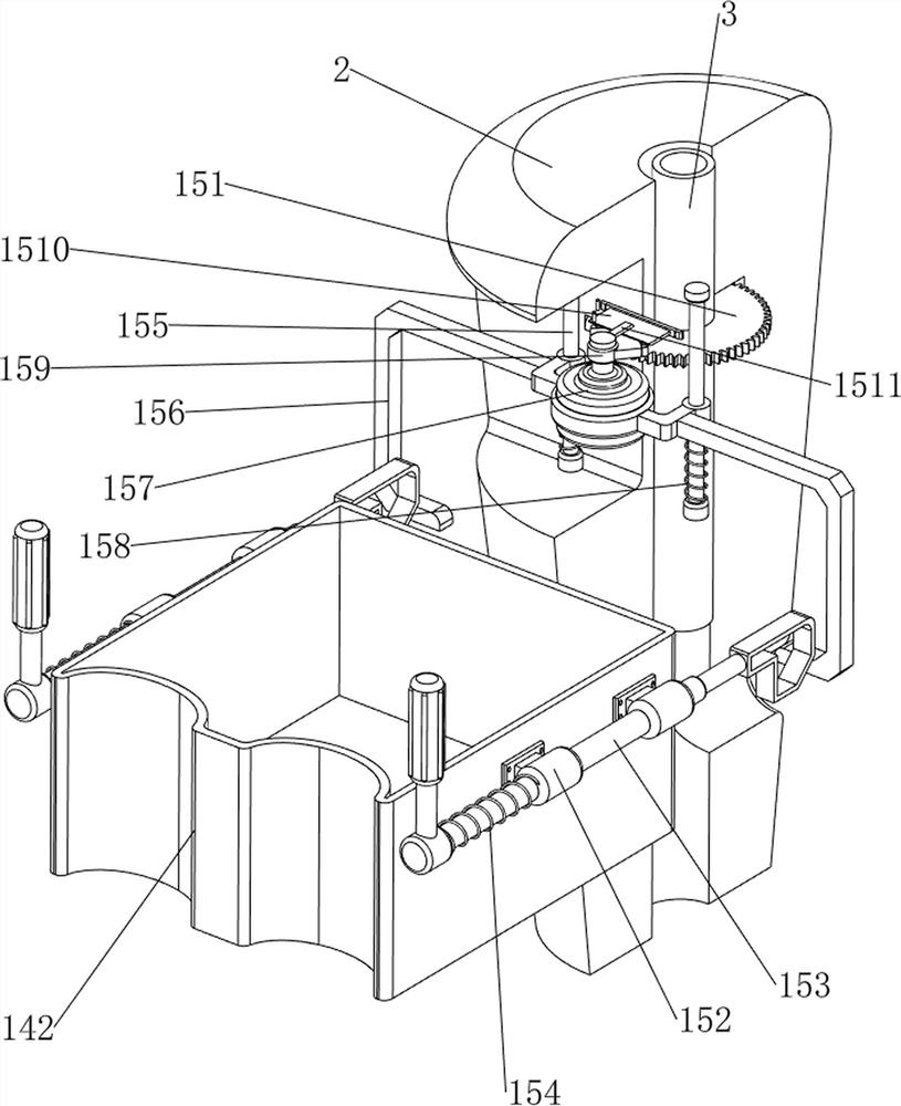 Wound cleaning and disinfecting device for orthopedics department