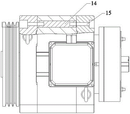 A casing-less switch reluctance traction machine