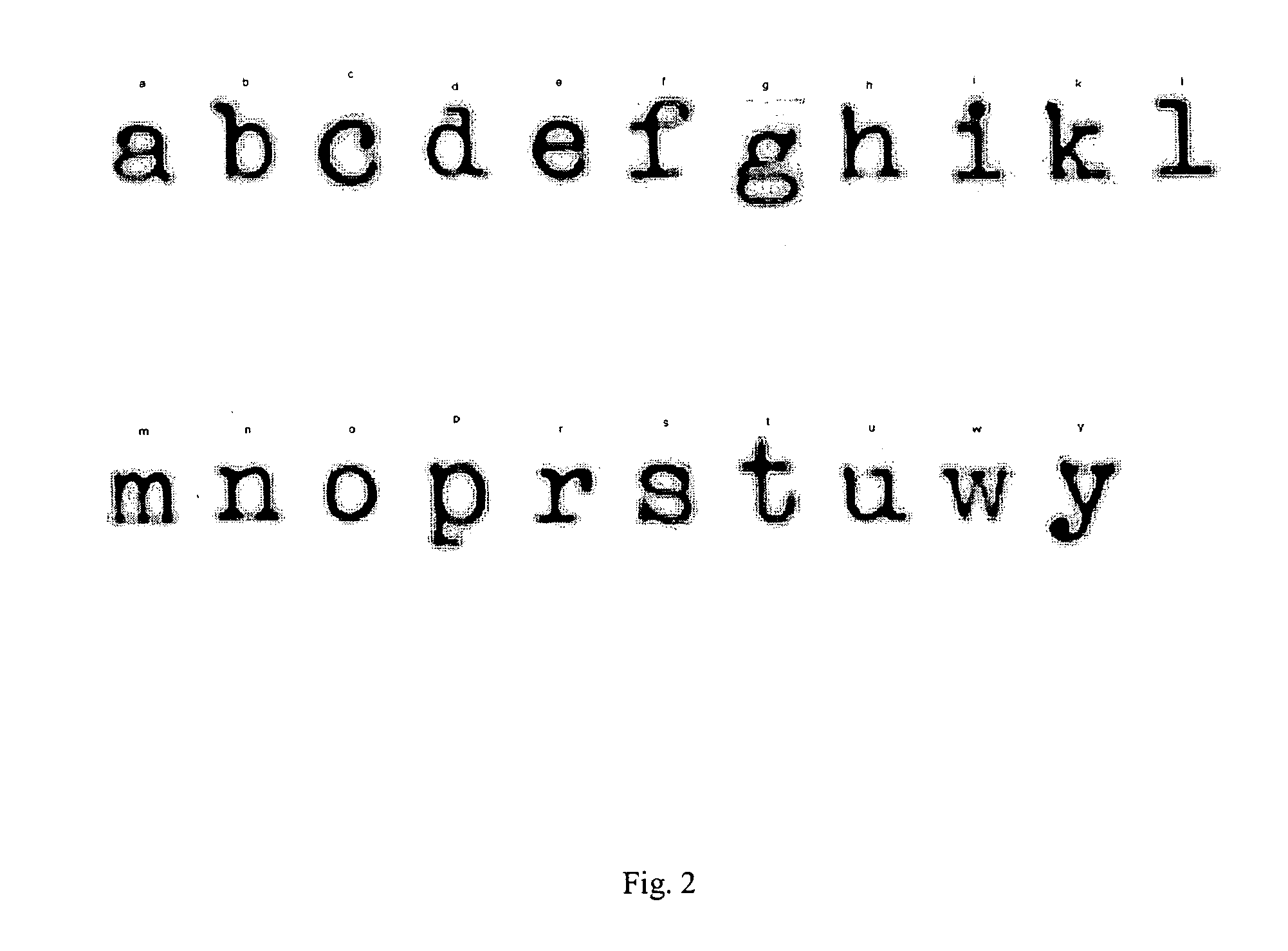 Method for processing optical character recognition (OCR) output data, wherein the output data comprises double printed character images