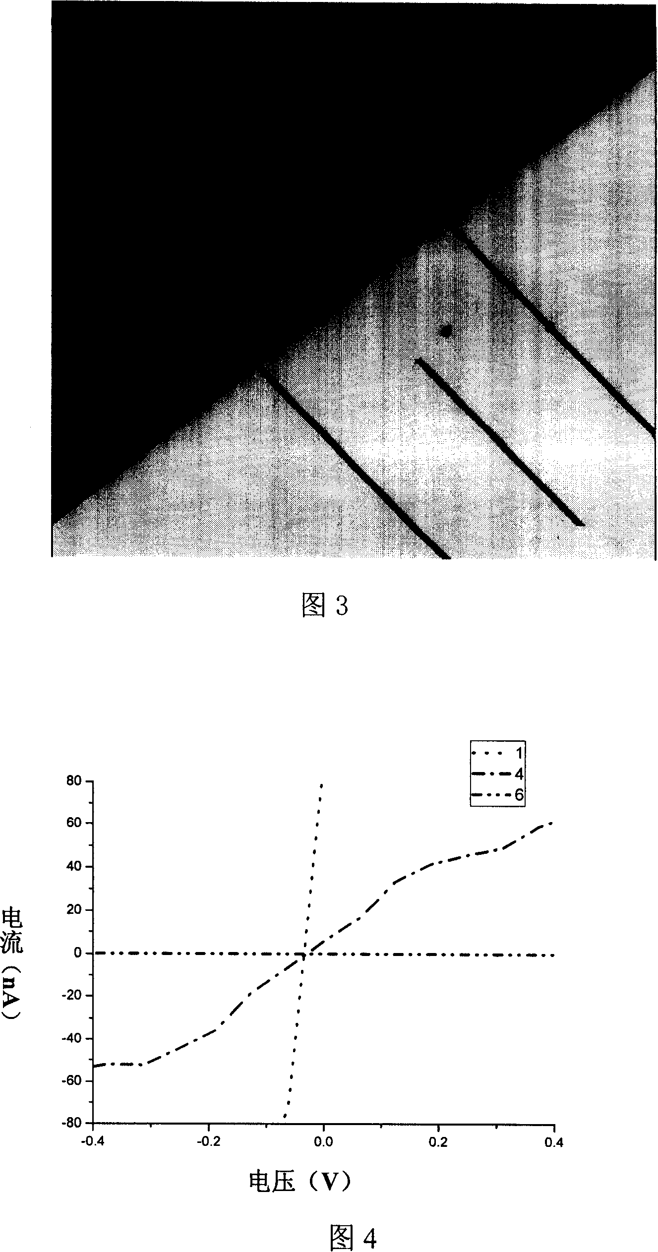 Preparation of silver nanometer electrodes