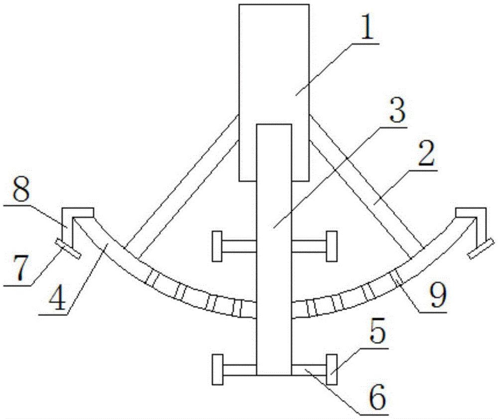 A beater blade structure