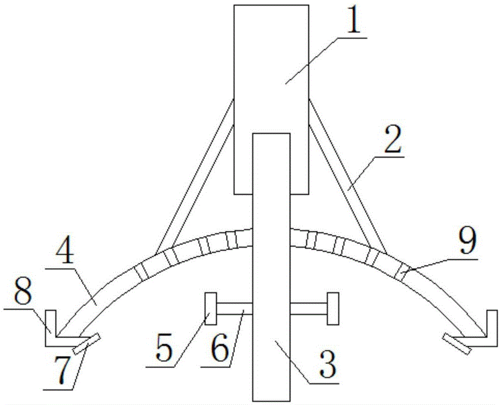 A beater blade structure