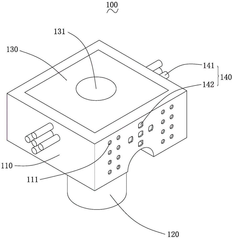 Interconnected cooling device and led illuminating lamp using the interconnected cooling device