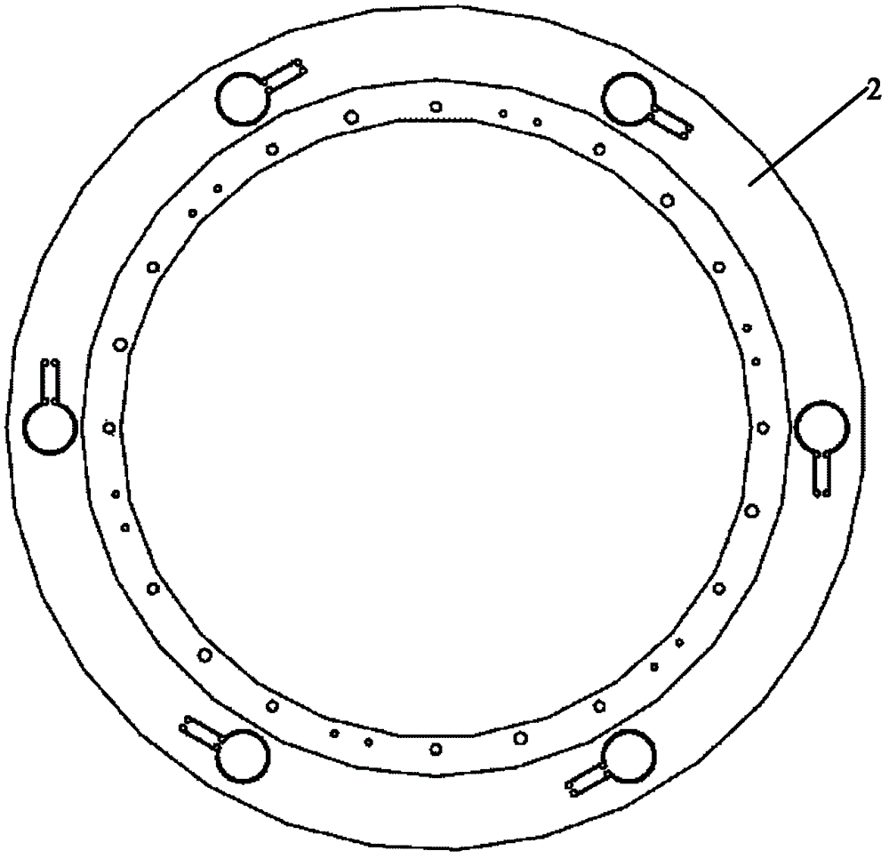 Flexible clamping structure of code wheel of reflecting photoelectric encoder