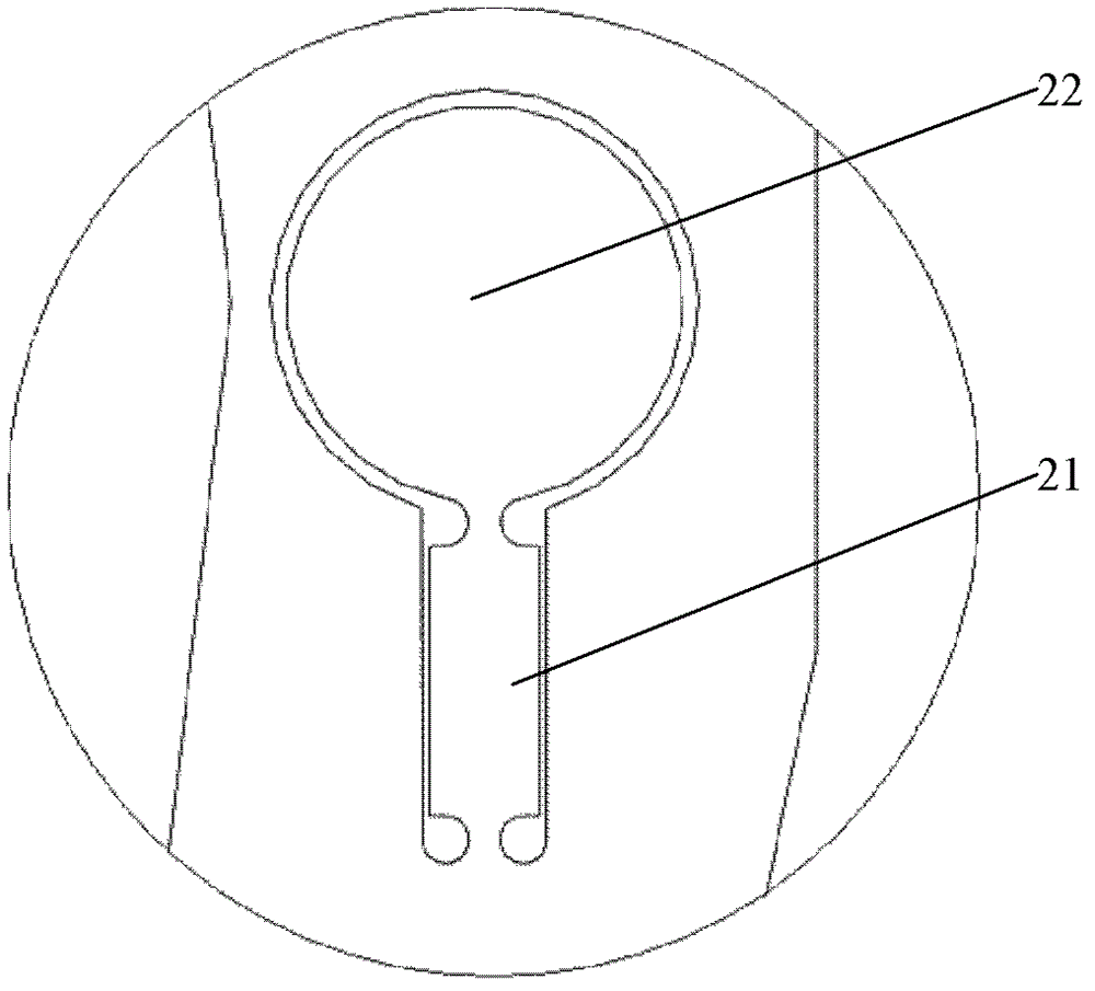 Flexible clamping structure of code wheel of reflecting photoelectric encoder