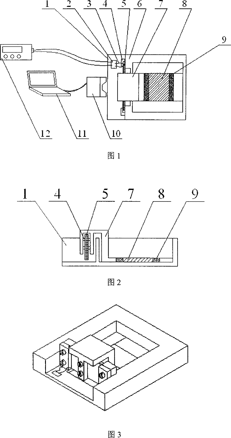 Cell strain loading device under three-dimensional cultivation condition