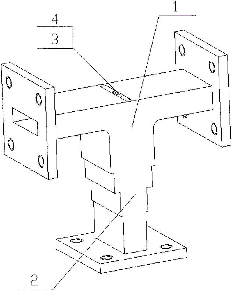 Waveguide type power divider