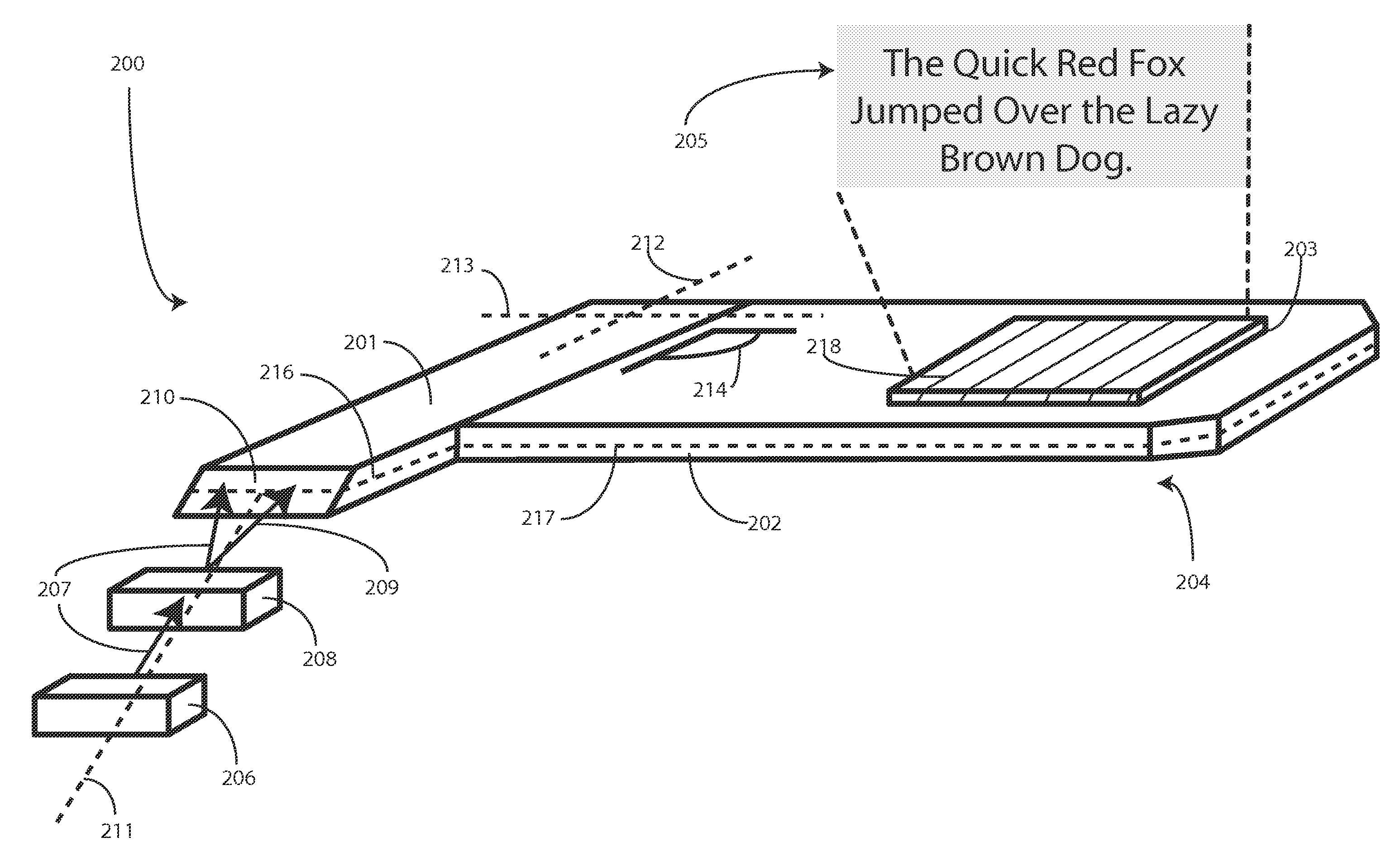 Substrate guided relay with homogenizing input relay