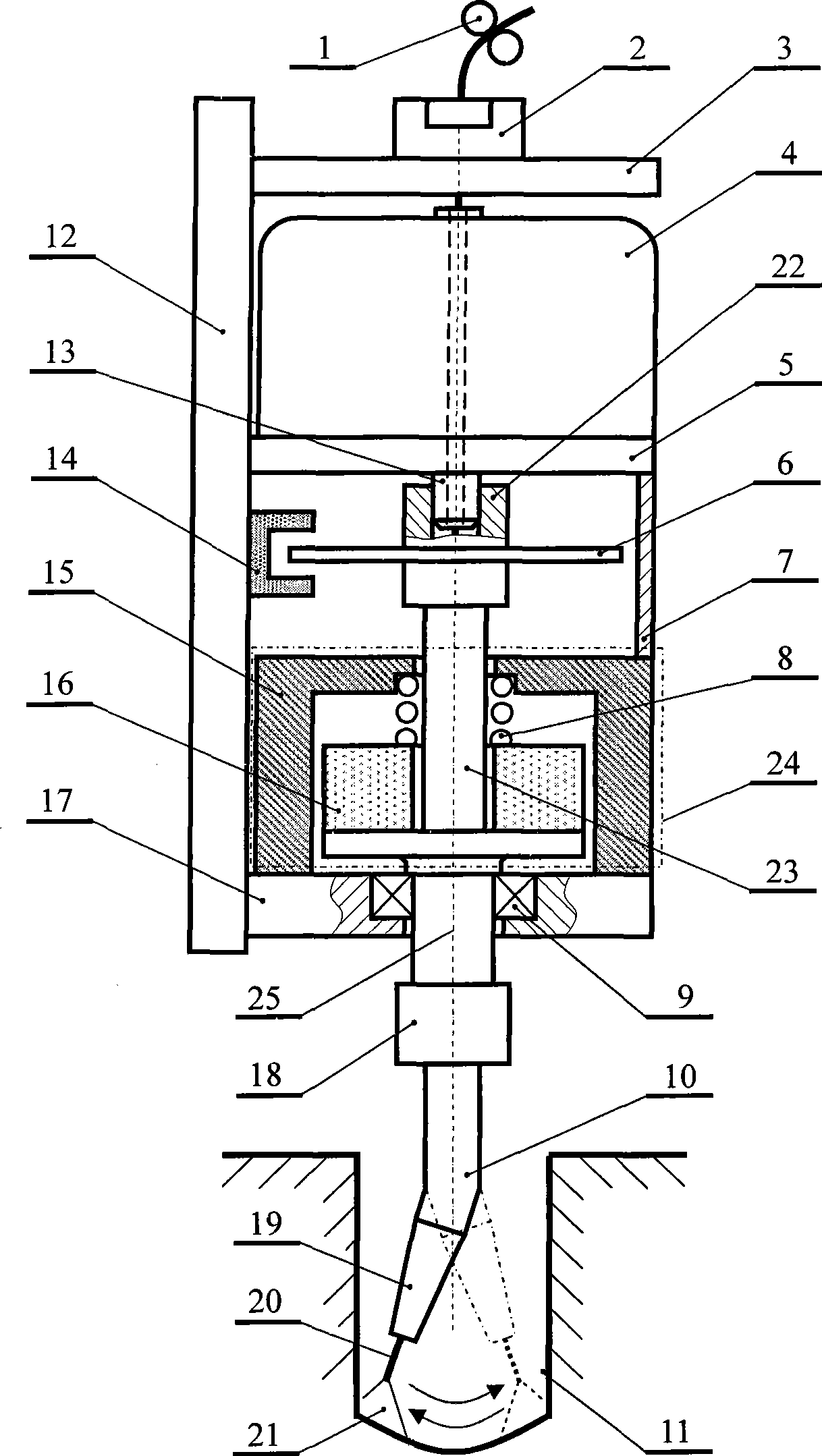 Method for welding rocking arc narrow clearance melting electrode with gas protection and welding torch
