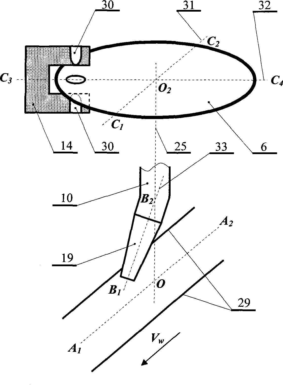 Method for welding rocking arc narrow clearance melting electrode with gas protection and welding torch
