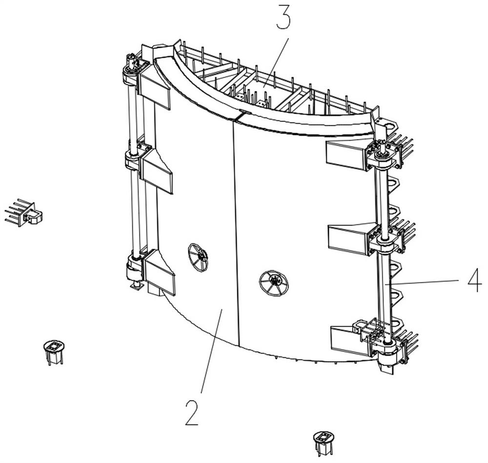 Manual and electric dual-purpose double-leaf arched protective door and control method