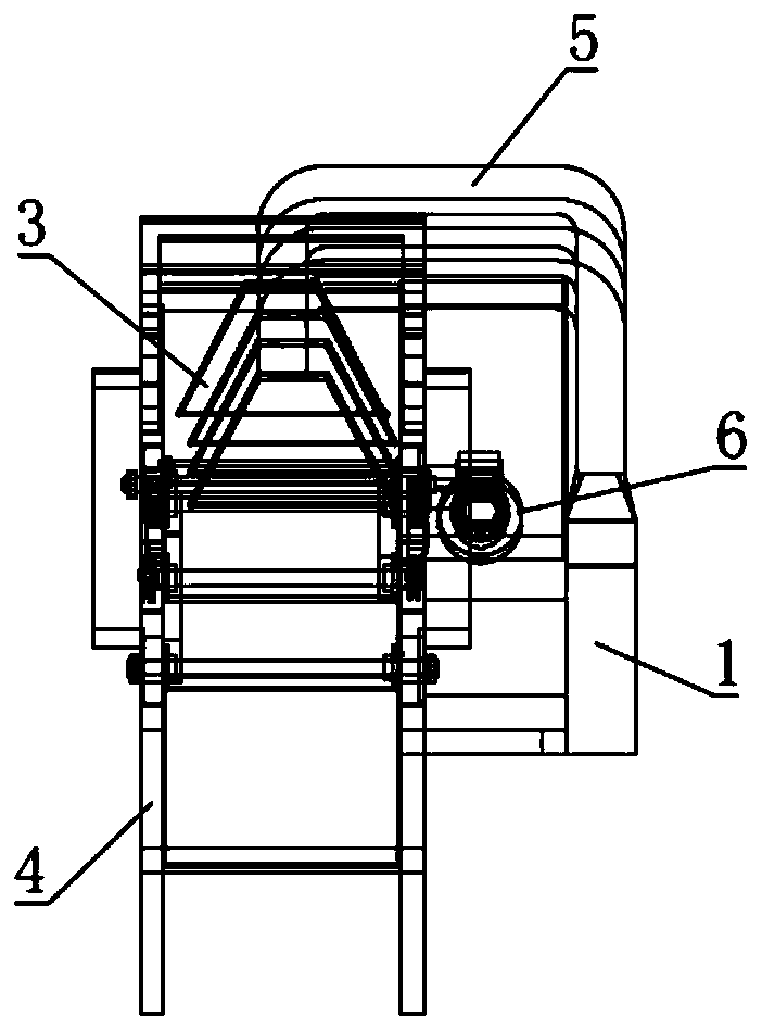 Air dryer for drying residual moisture of washed fruits and vegetables