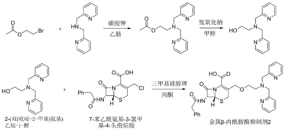 A metallo-beta-lactamase inhibitor and its preparation method and application