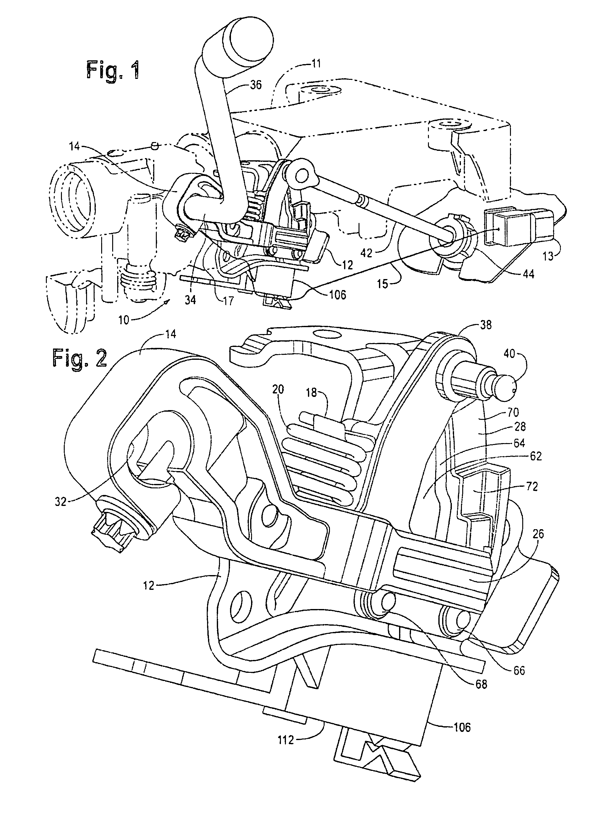 Vehicle shift module assembly