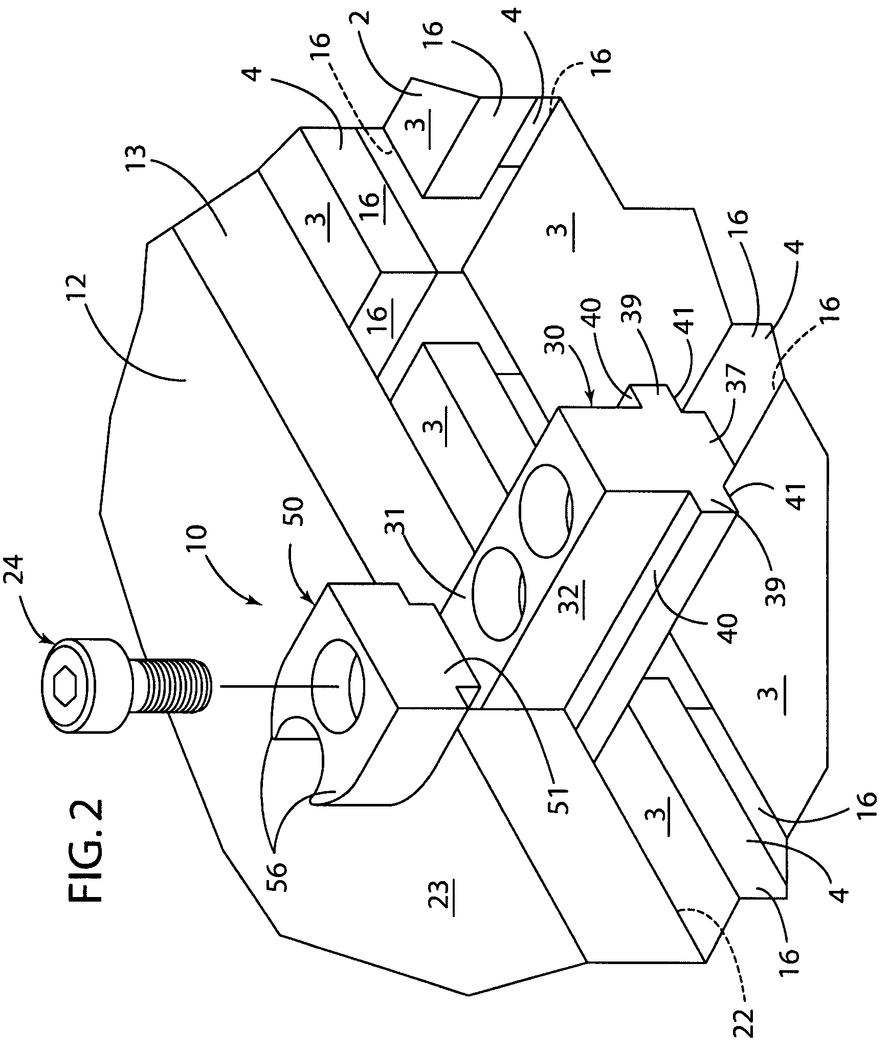 Precision notch machining fixture and method