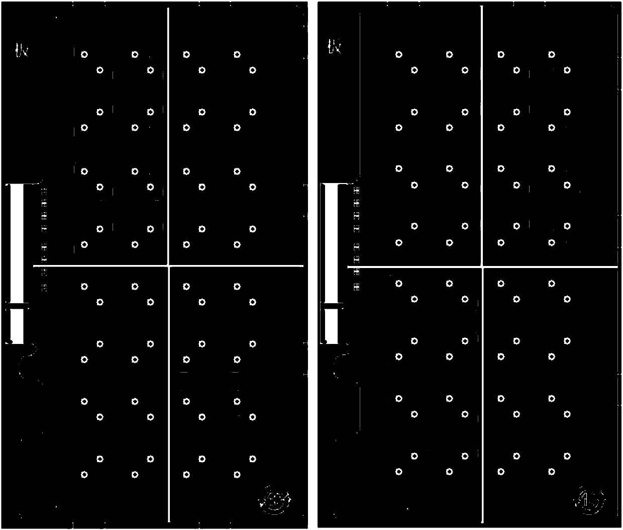 Golden finger switch board-adopted routing length traversal method, switch board and terminal equipment