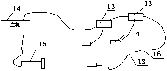 Mine laneway slot wave distributed advanced detection system and method