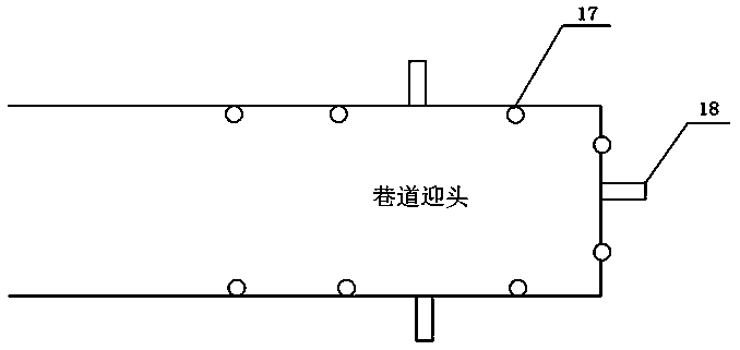 Mine laneway slot wave distributed advanced detection system and method