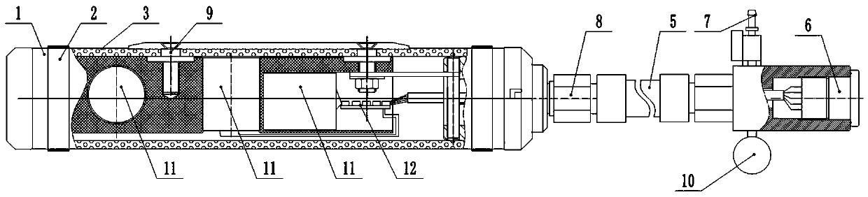 Mine laneway slot wave distributed advanced detection system and method