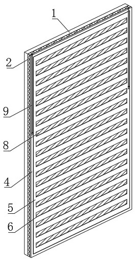 Environment-friendly mould pressing door plate with formaldehyde removal function