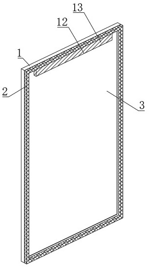 Environment-friendly mould pressing door plate with formaldehyde removal function