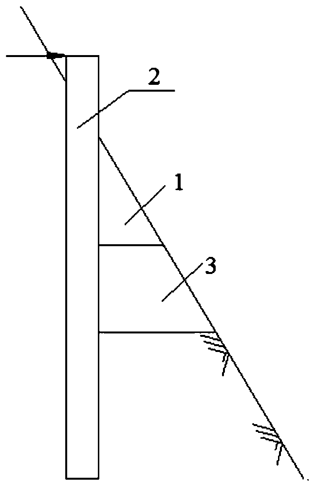 Method for calculating transverse bearing capacity correction coefficient and bearing capacity of inclined steep slope bridge pile foundation