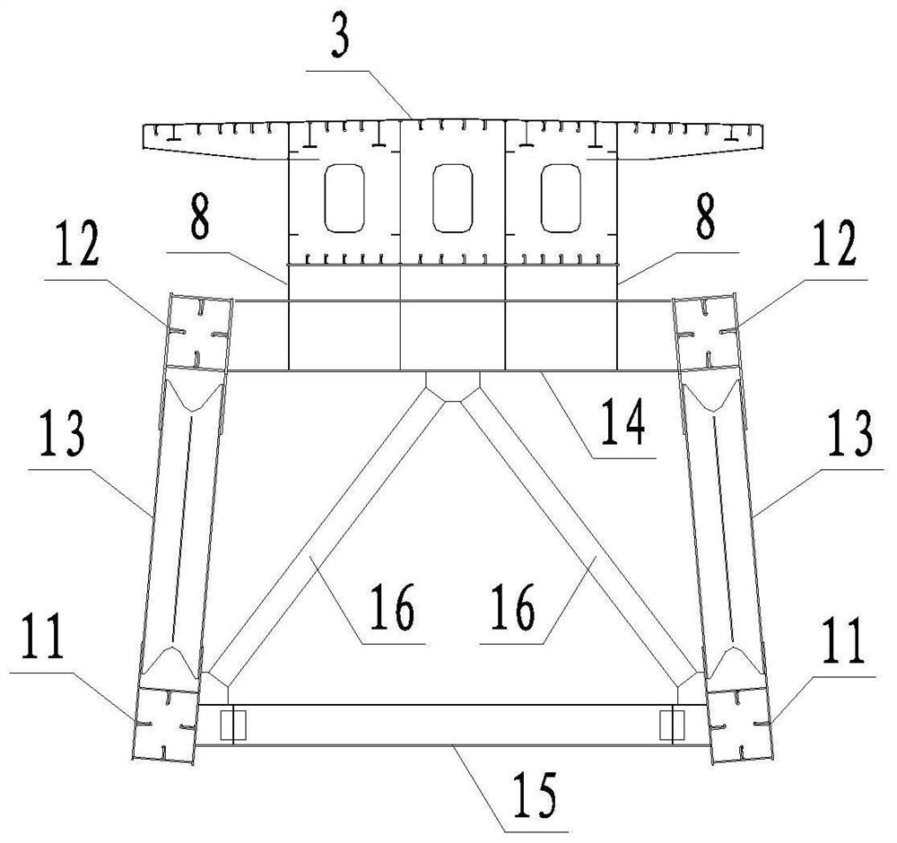 Deck type steel arch bridge anti-seismic structure system