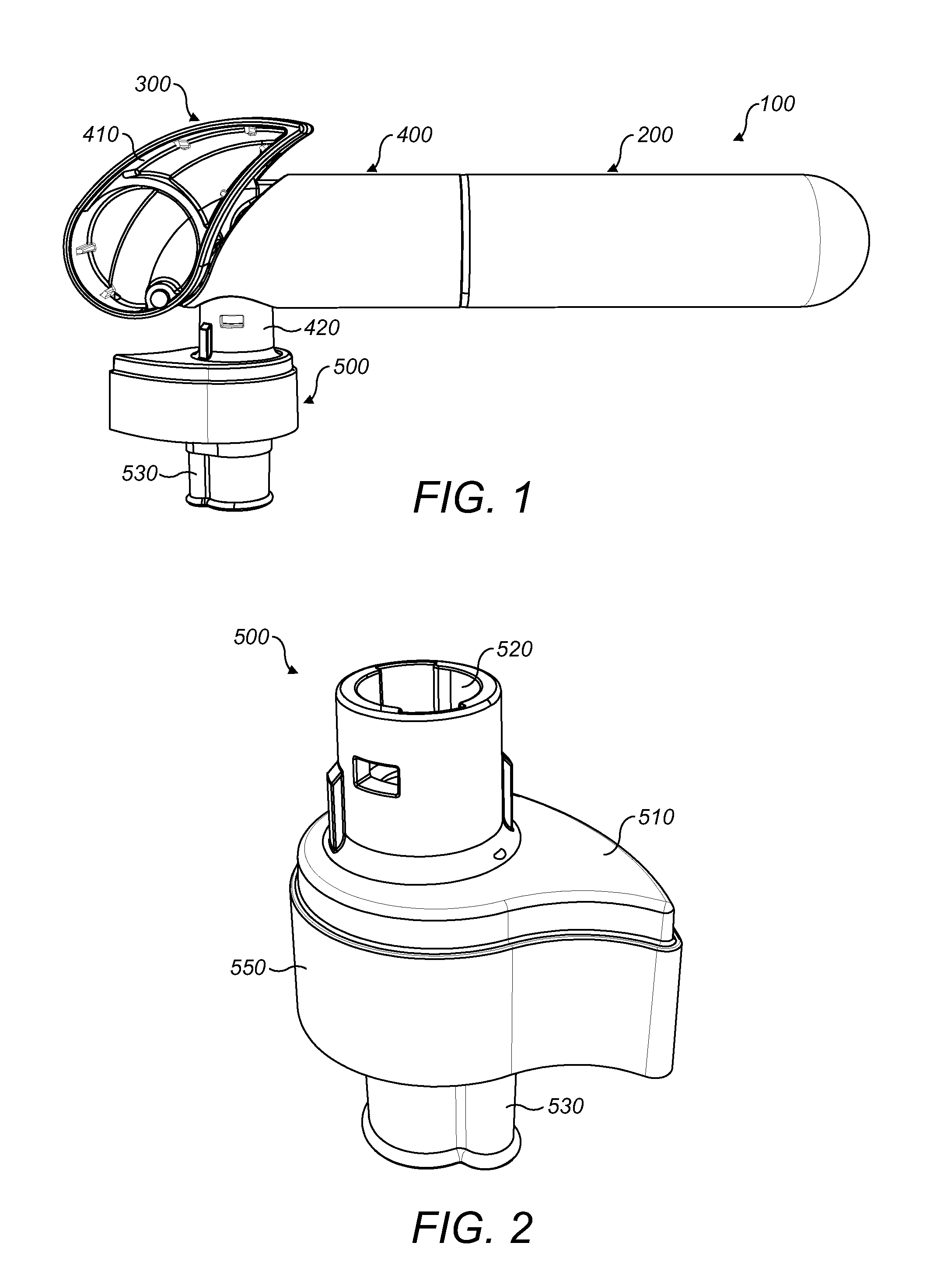 Carbonating device, method of use, and related discharge and cap assemblies