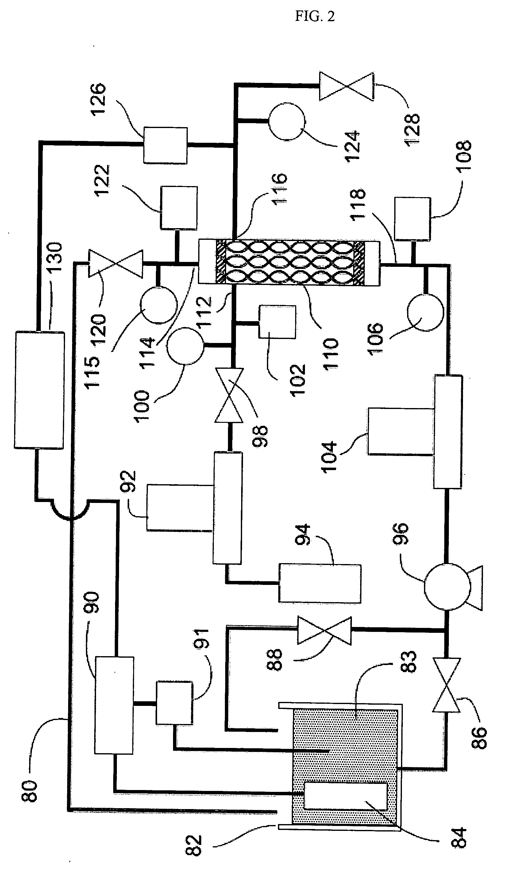 Apparatus for conditioning the temperature of a fluid
