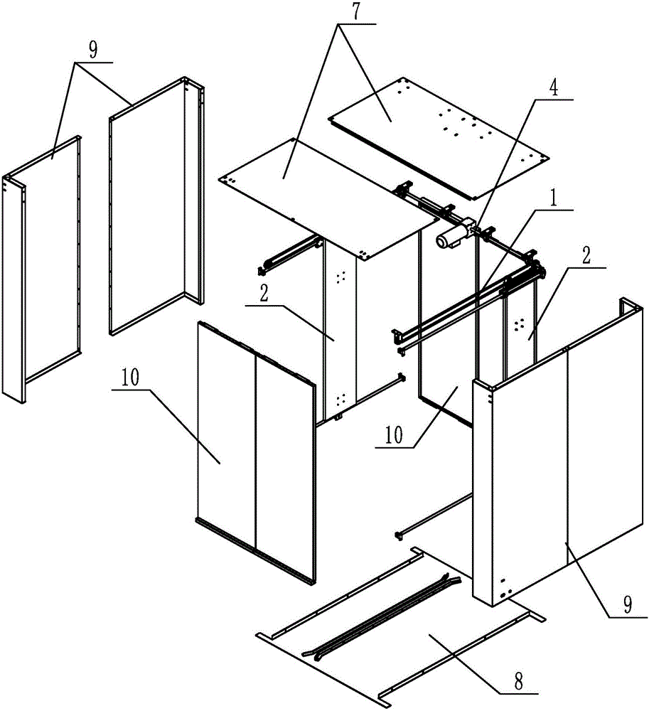 Automatic cargo scanning cabinet