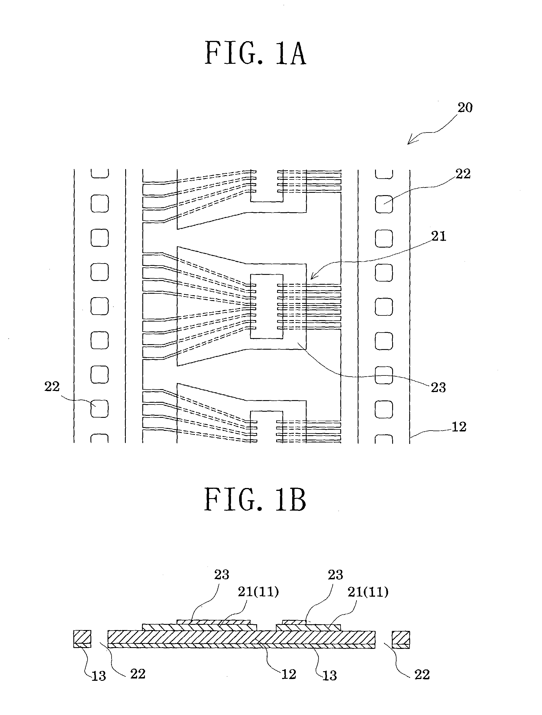 COF flexible printed wiring board and method of producing the wiring board