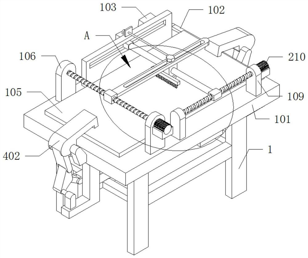 Grooving device for aluminum profile plate machining