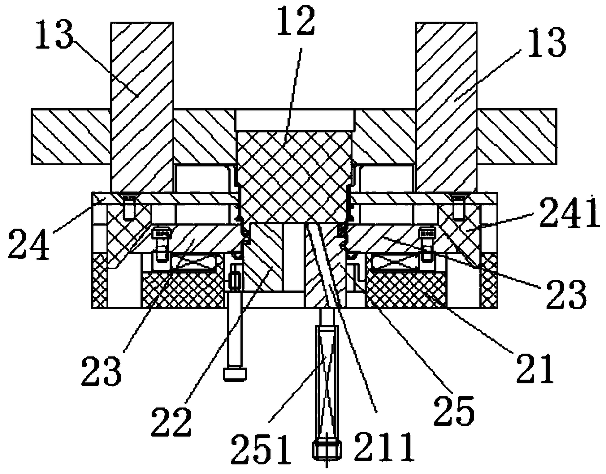 Spiral groove forming die