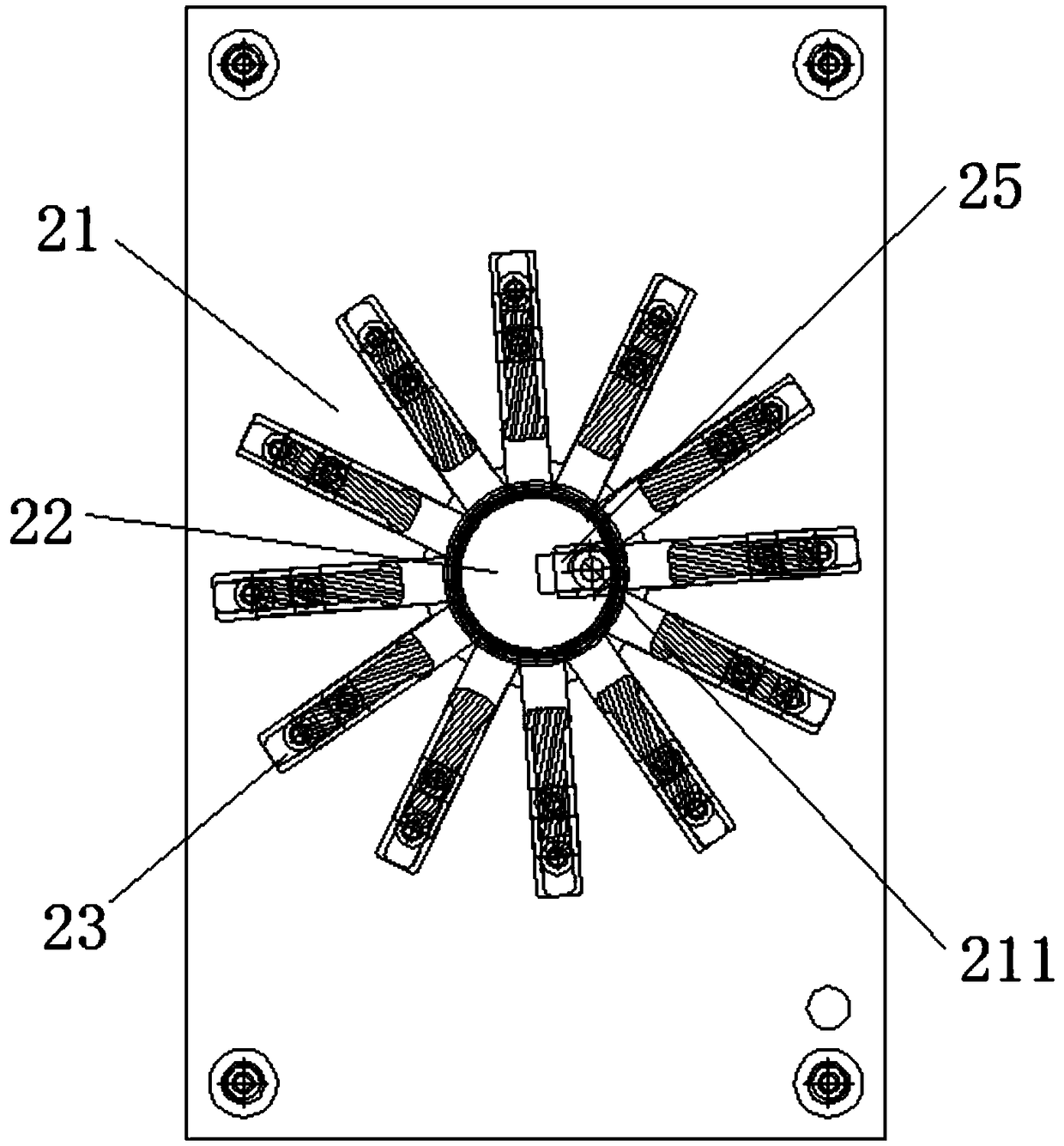 Spiral groove forming die