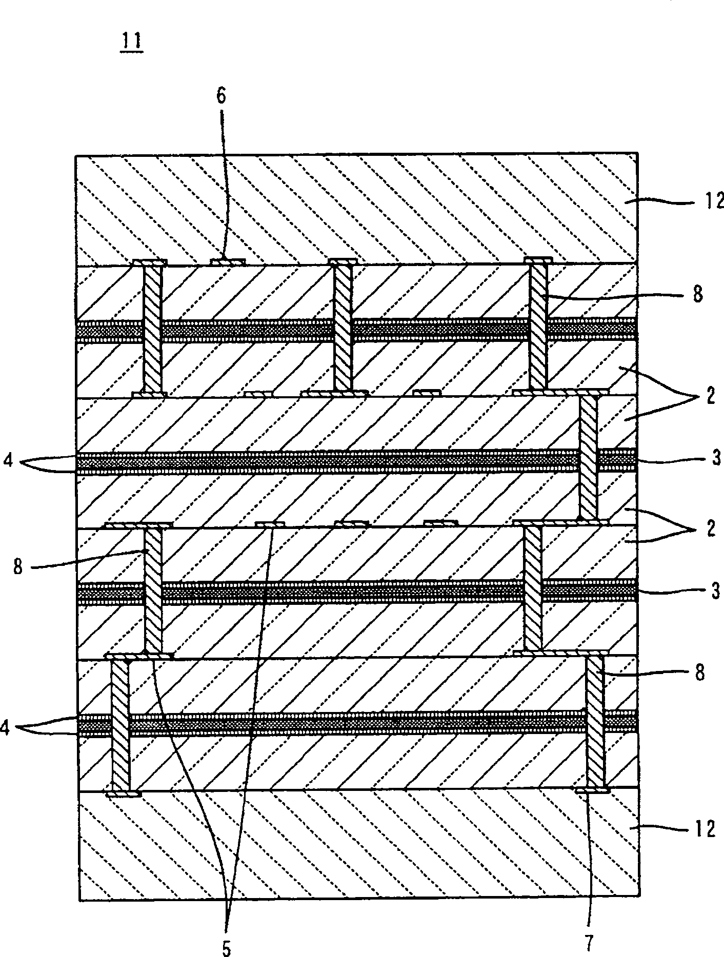 Multilayer ceramic substrate, method for making the same, and composite green sheet for making multilayer ceramic substrate