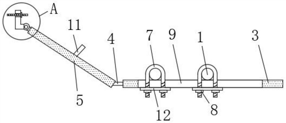 An isolation system for cantilevered scaffolding