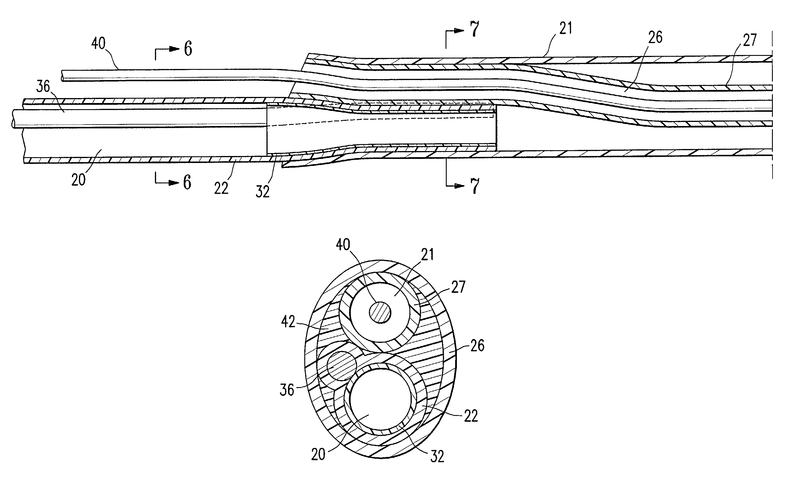 Catheter shaft junction having a polymeric reinforcing member with a high glass transition temperature