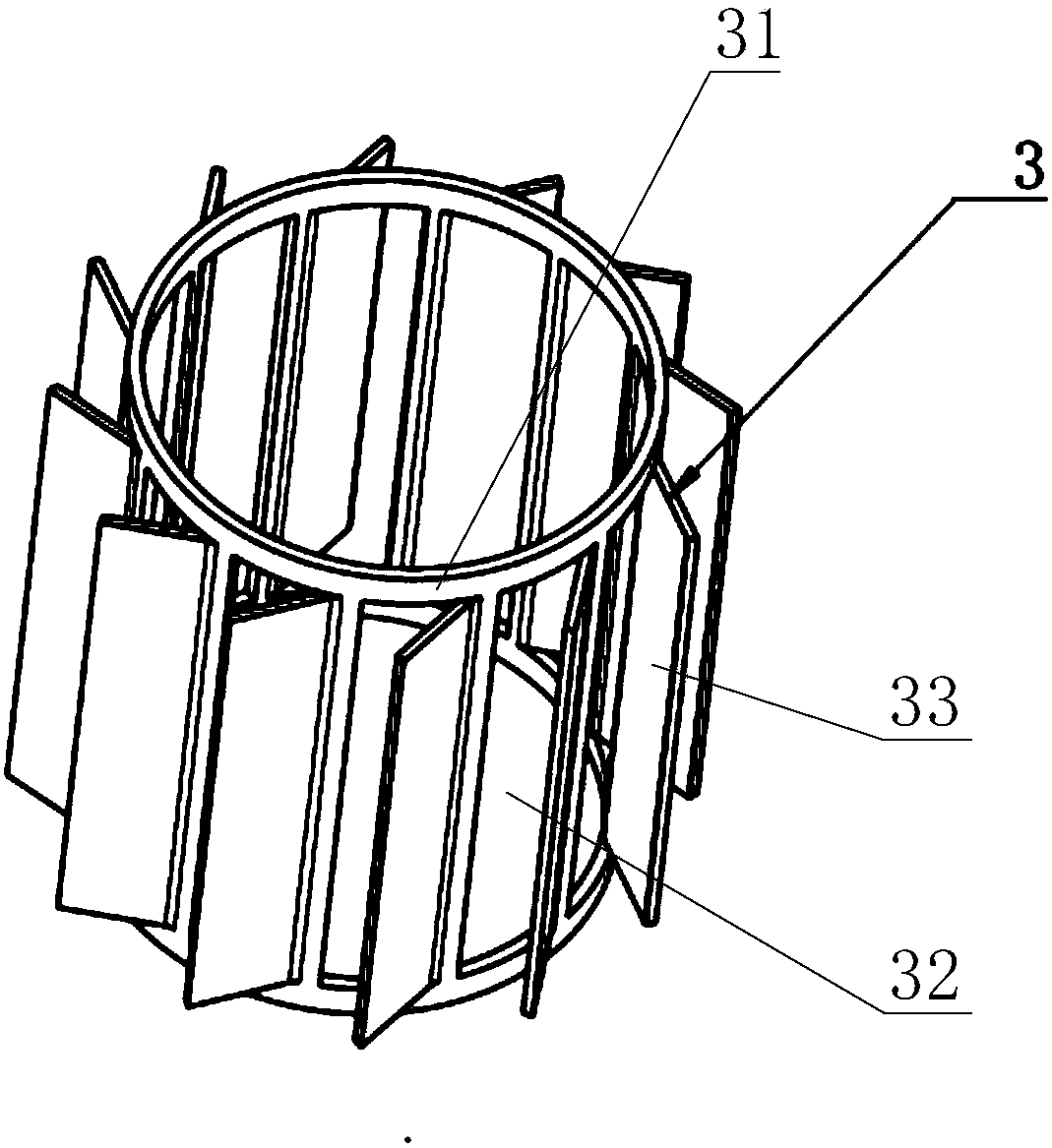 After-treatment intake mixing device