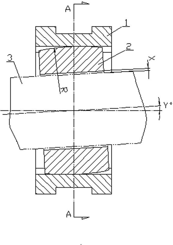 A bearing pad structure of a tilting pad radial bearing