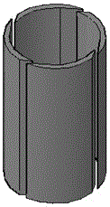 Secondary chlorine injection device for fluidized chlorination furnace of fine-grained titanium raw material