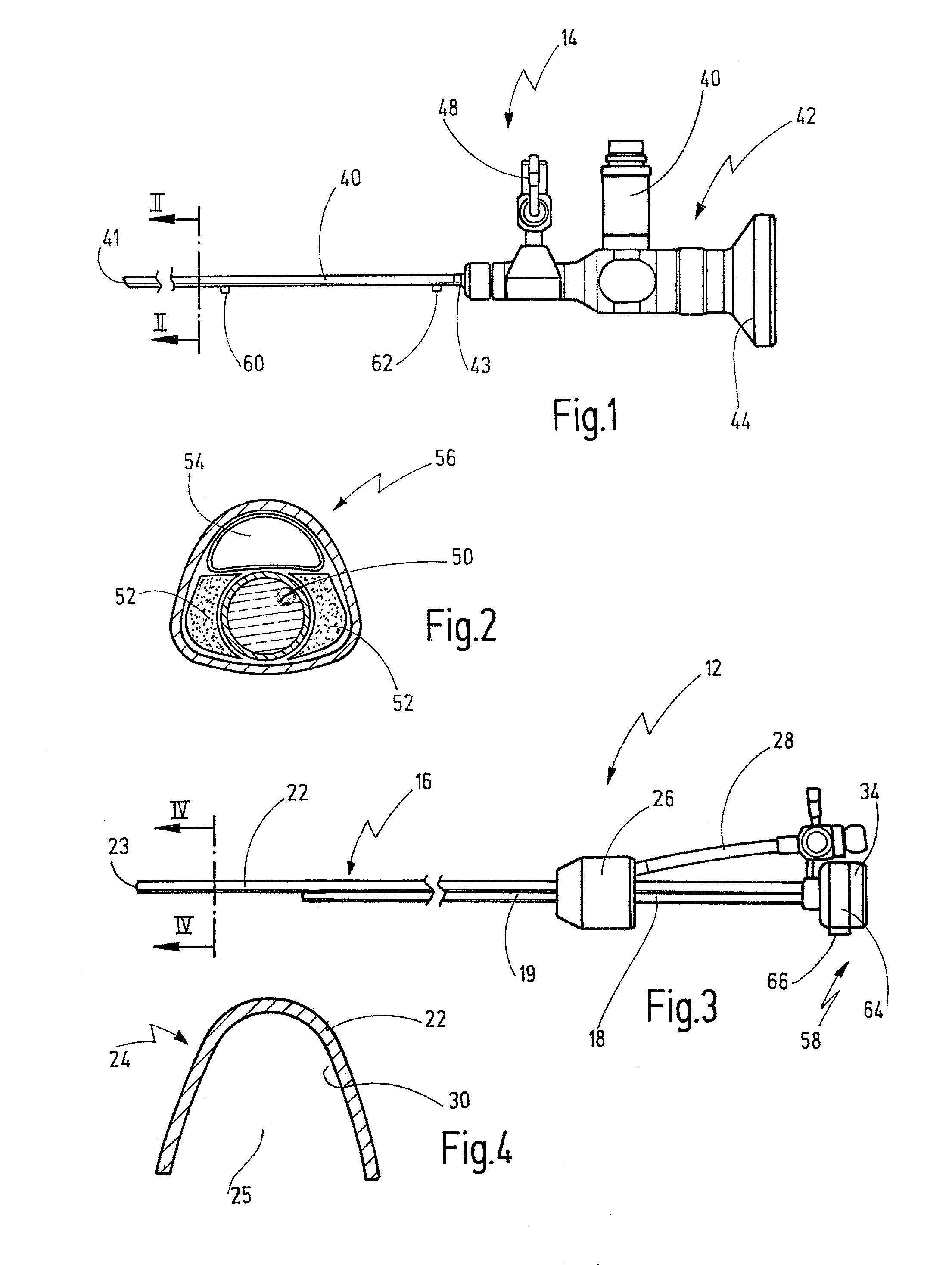 Medical Instrument, In Particular Hysteroscope
