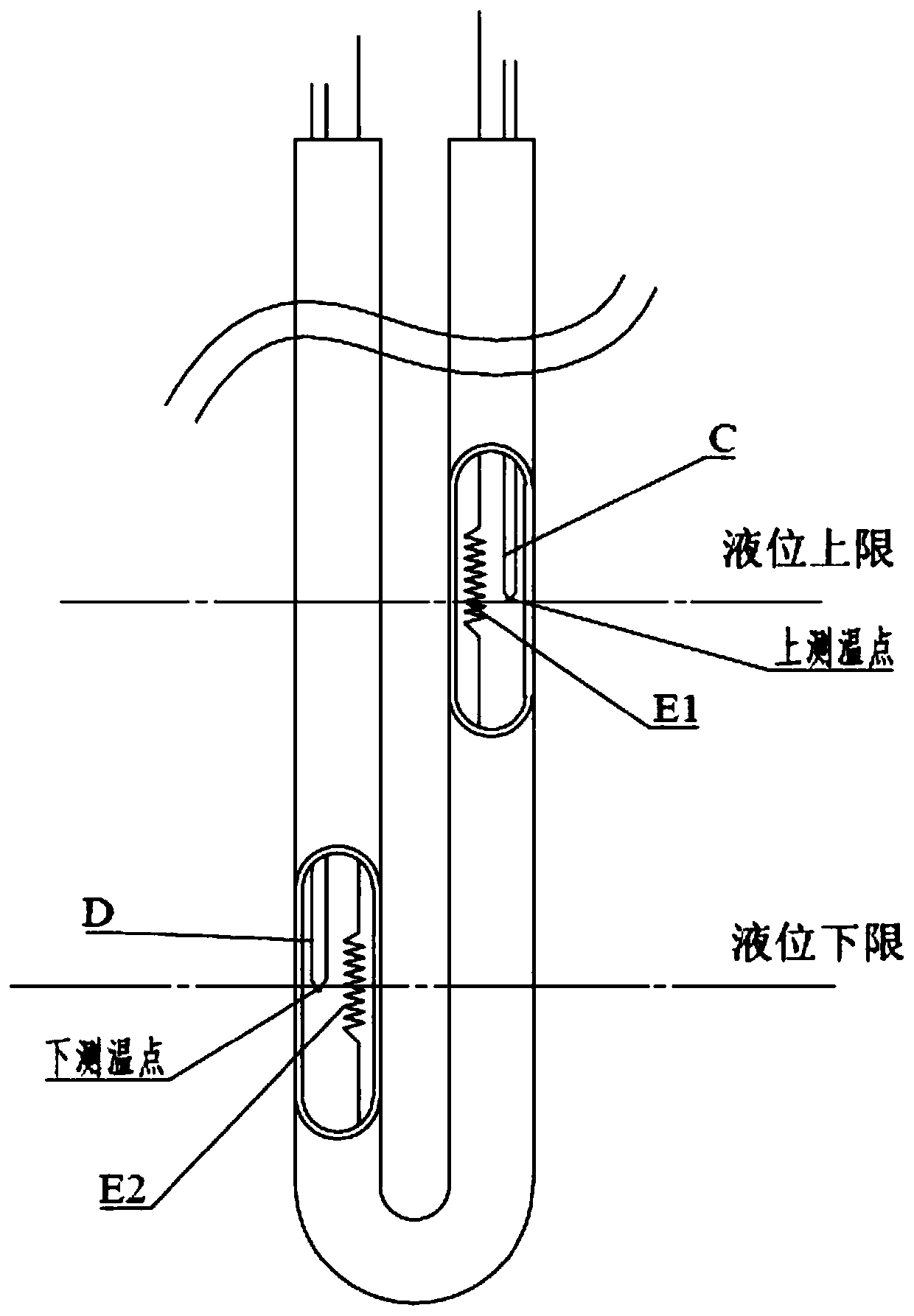 Ultra-high temperature and radiation resistant liquid level control cables