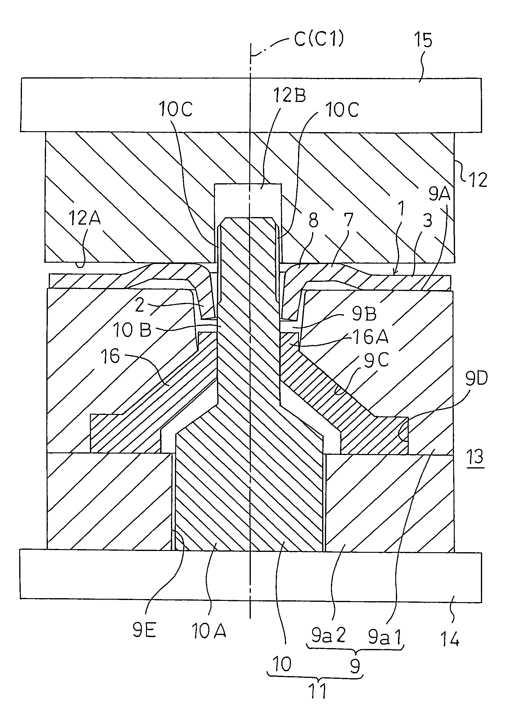 Method of forming spline and keyway for sheet metal rotating member with boss part