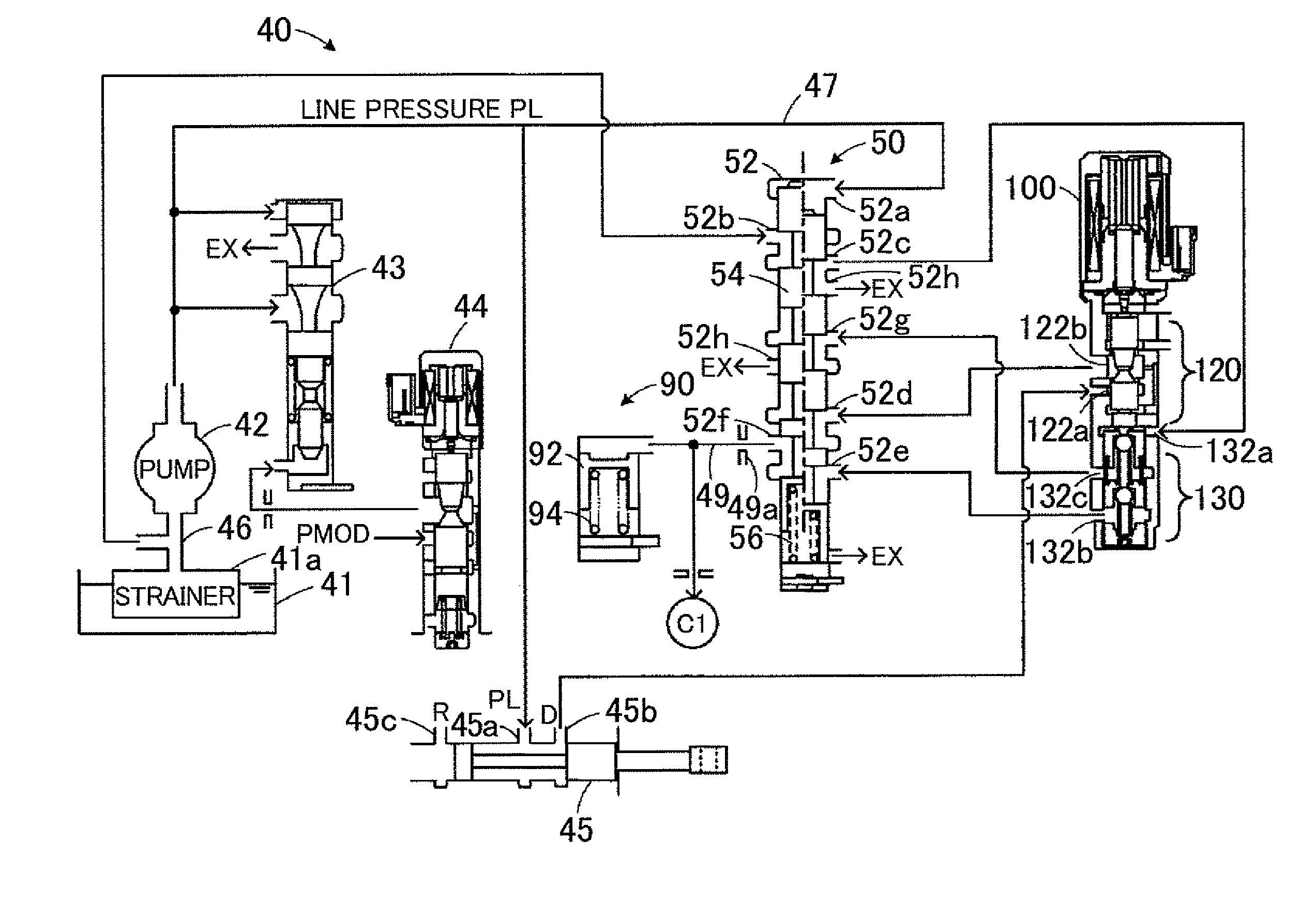 Power transmitting device and vehicle having same mounted thereon