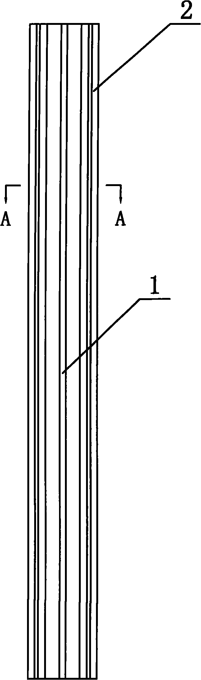 Upright column for body-building equipment