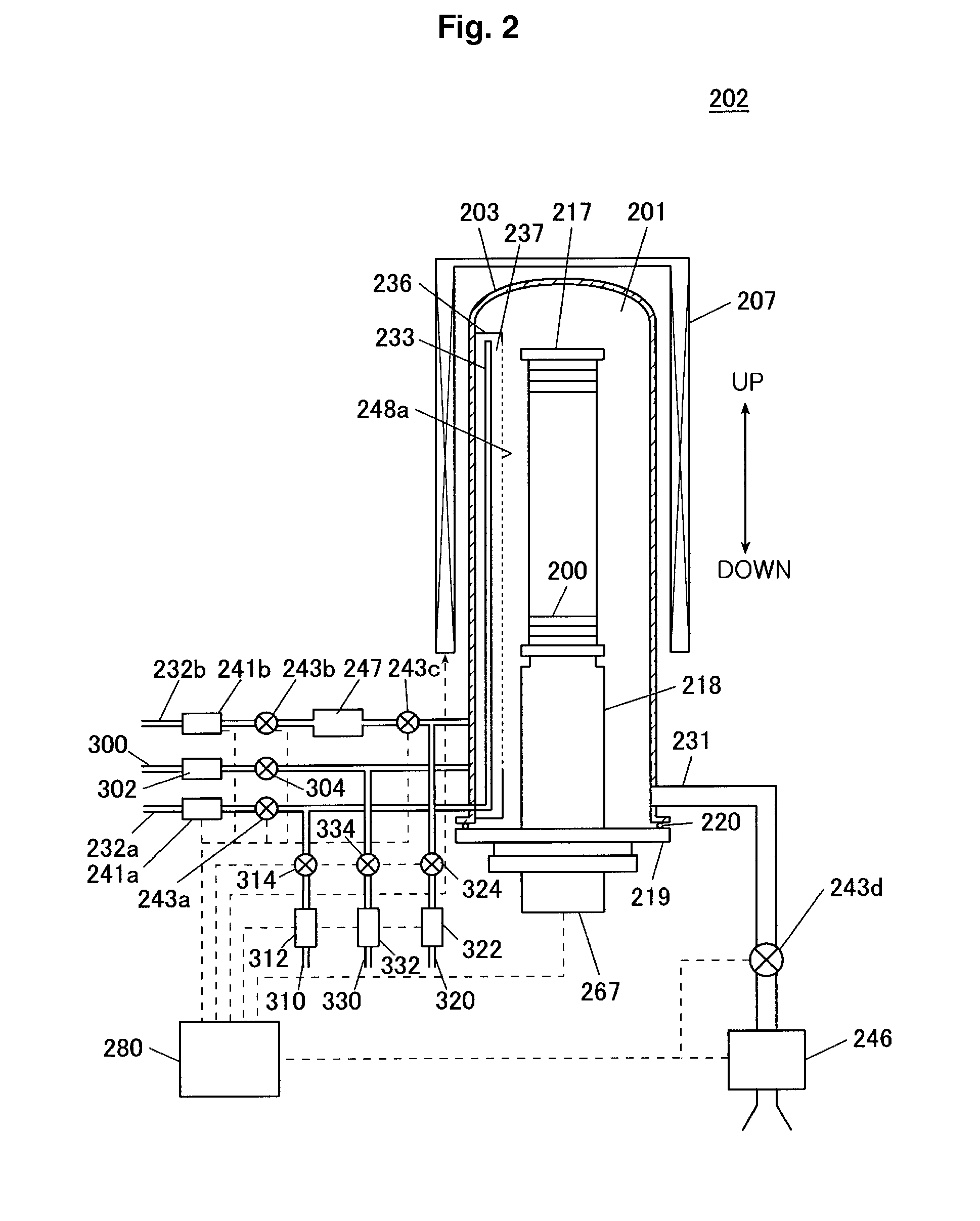 Coating method for coating reaction tube prior to film forming process